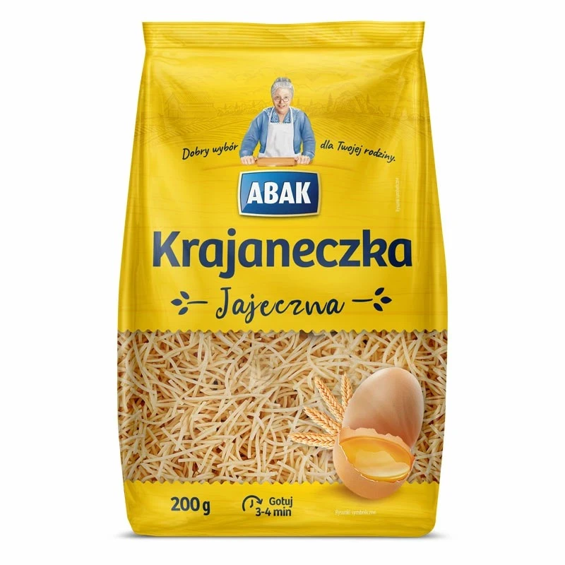 Макаронные изделия Вермишель яичная Makarony Polskie Abak, 200 г