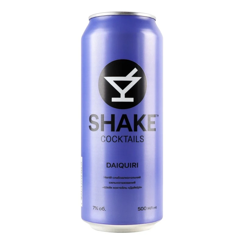 Напиток с/а сильногазированный Daiquiri ж/б Shake, 0.5 л