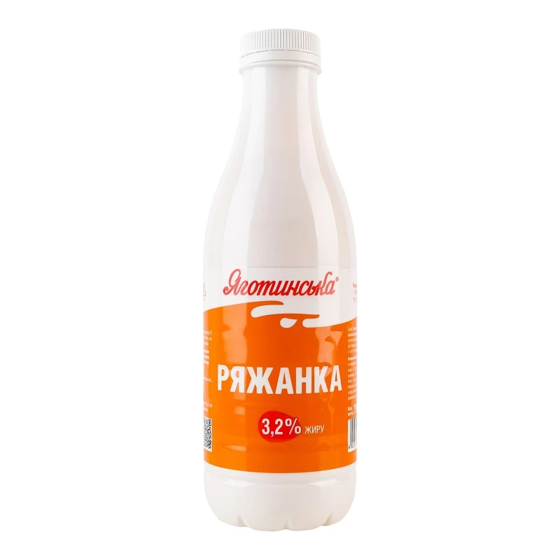 Ряженка 3.2% Яготинська, 750 г