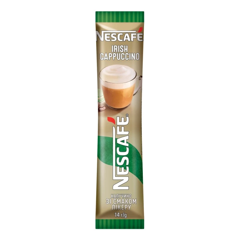Напиток кофейный растворимый со вкусом ликера Irish cappuccino Nescafe м/у 14г
