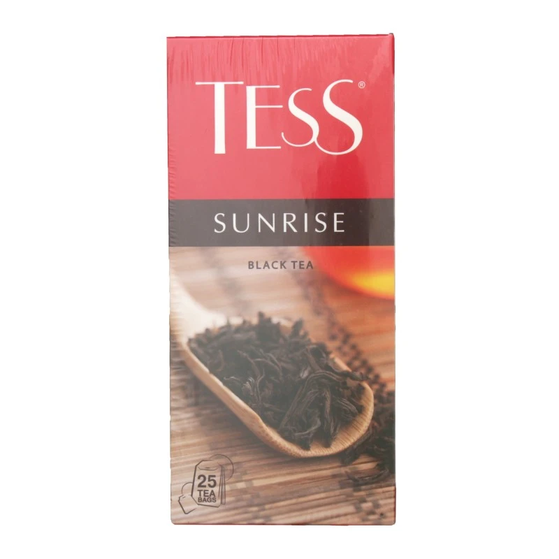 Чай пакетированный черный Sunrise Tess, 25 шт/уп.