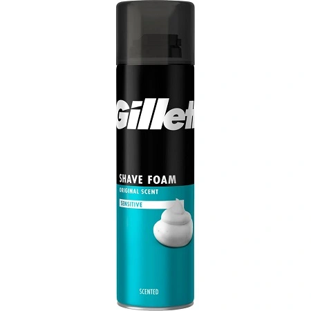Пена для бритья Sensitive Gillette, 200 мл
