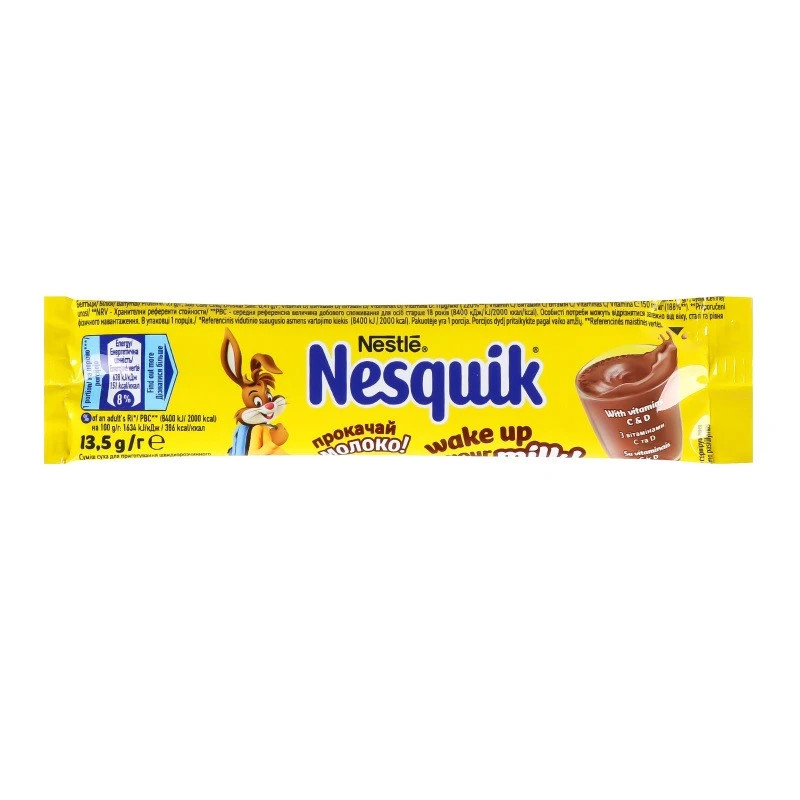 Напиток быстрорастворимый с какао Opti-Start Nesquik, 13.5 г
