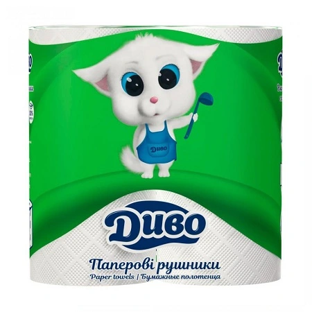 Полотенце бумажное 2-х слойное Диво, 2 шт/уп.