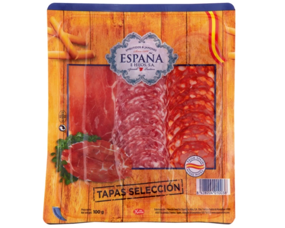Хамон Серрано Бодега, Ковбаса Чоризо та Сальчичон єкстра Espana, 100 гр