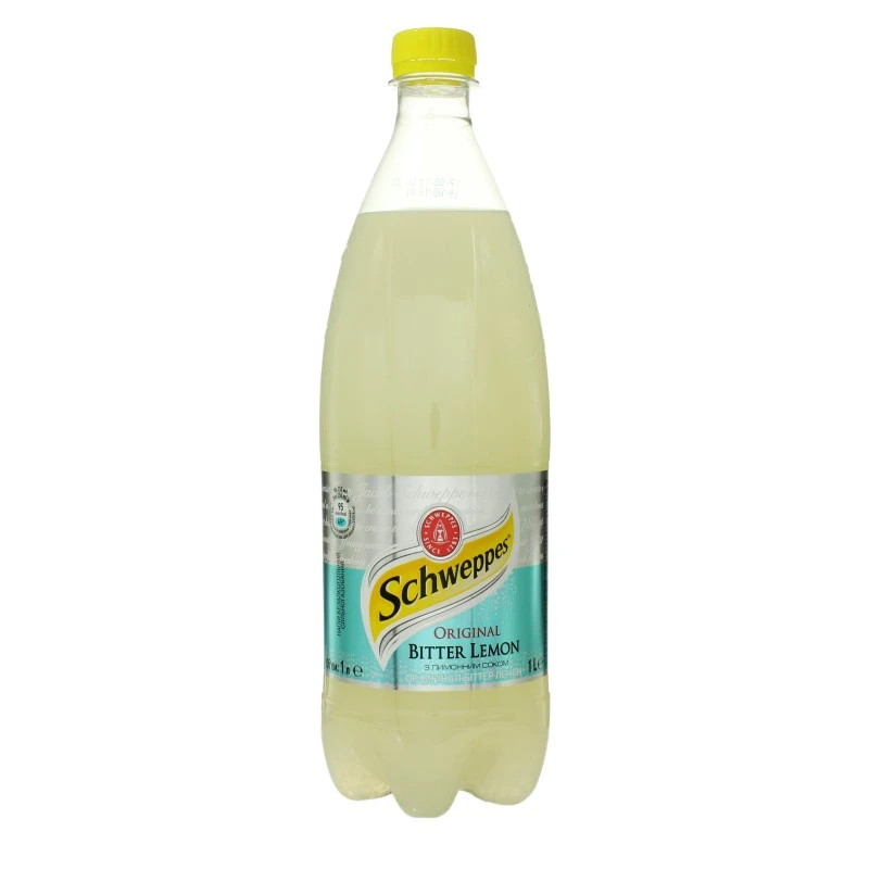 Напиток сильногазированный на ароматизаторах Bitter Lemon Schweppes, 1 л