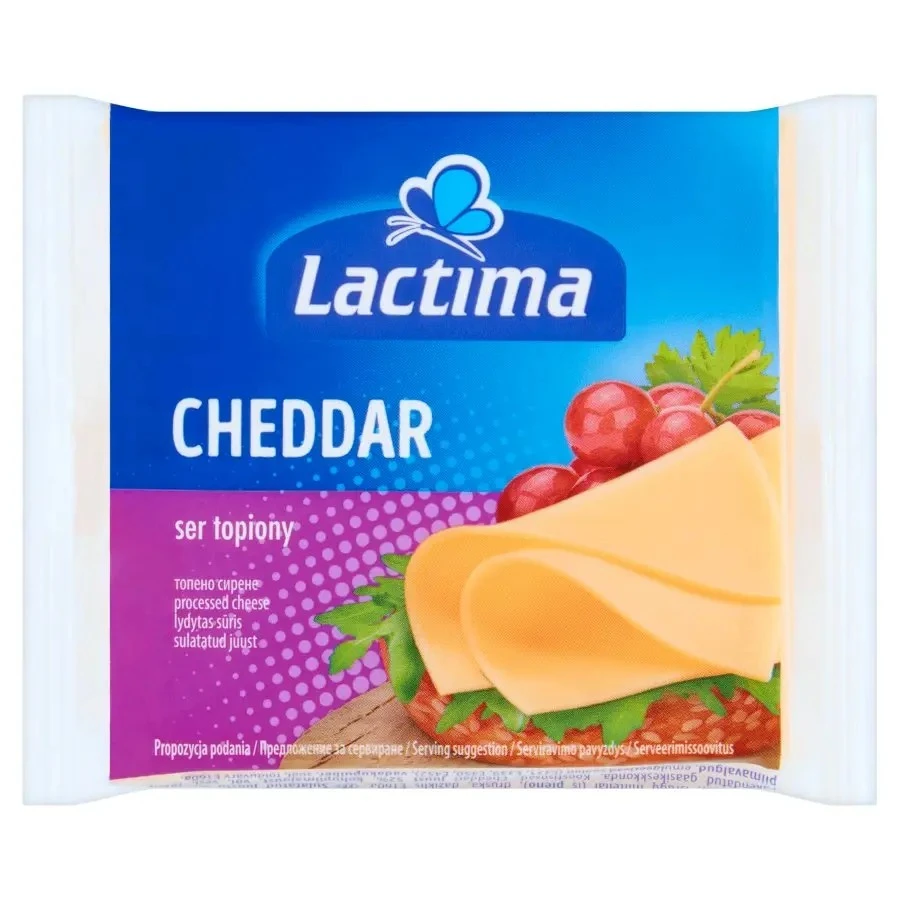 Сыр тостовый Cheddar Lactima, 130 г