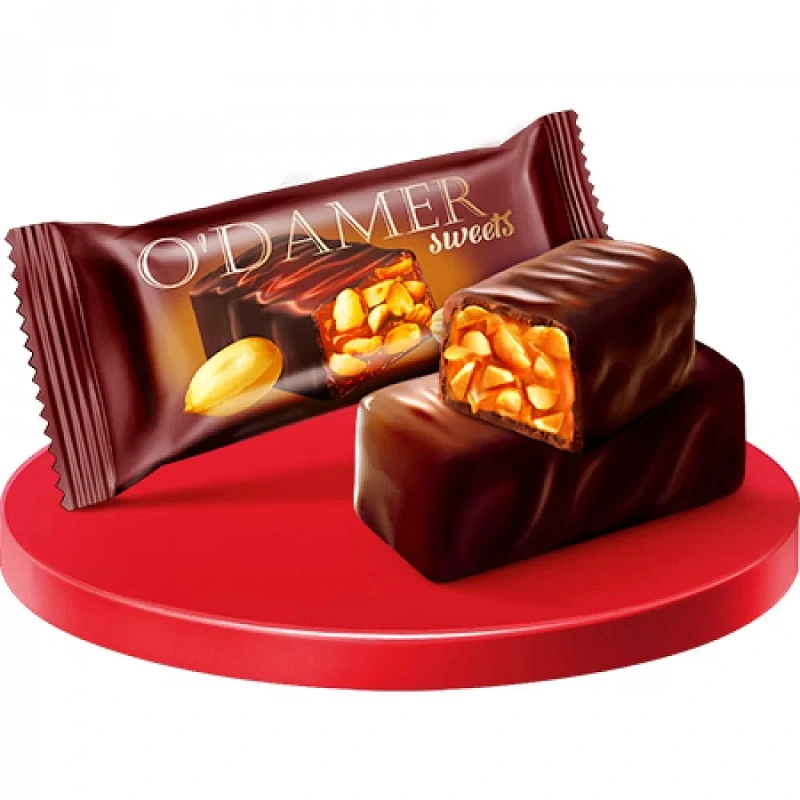 Конфеты молочно-грильяжные с арахисом O&#039;Damer Лукас