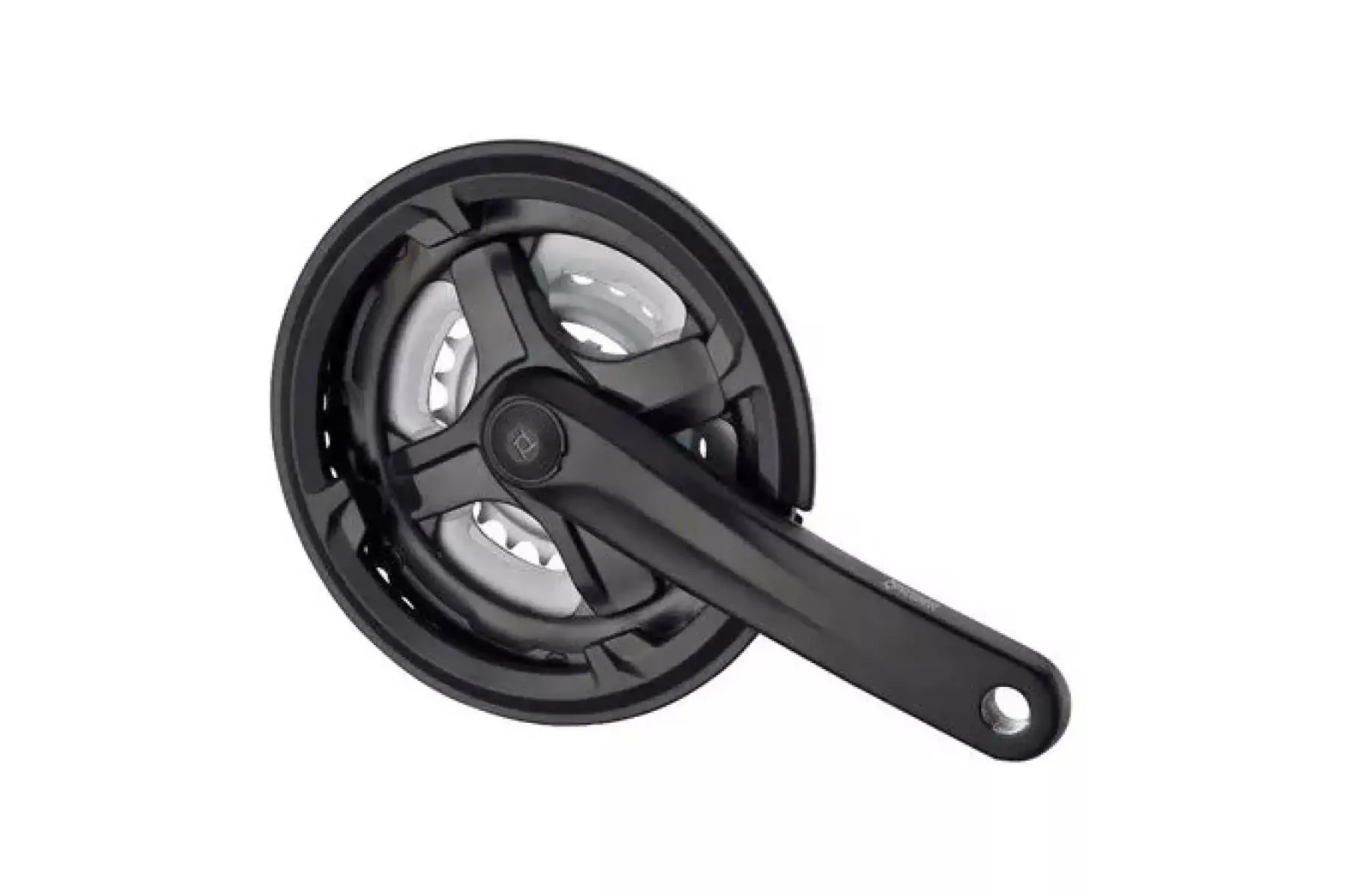 Шатуни PROWHEEL TA-CM68, 170mm, 24/34/42T, захист ланцюга, зірки сталь, під квадрат, black