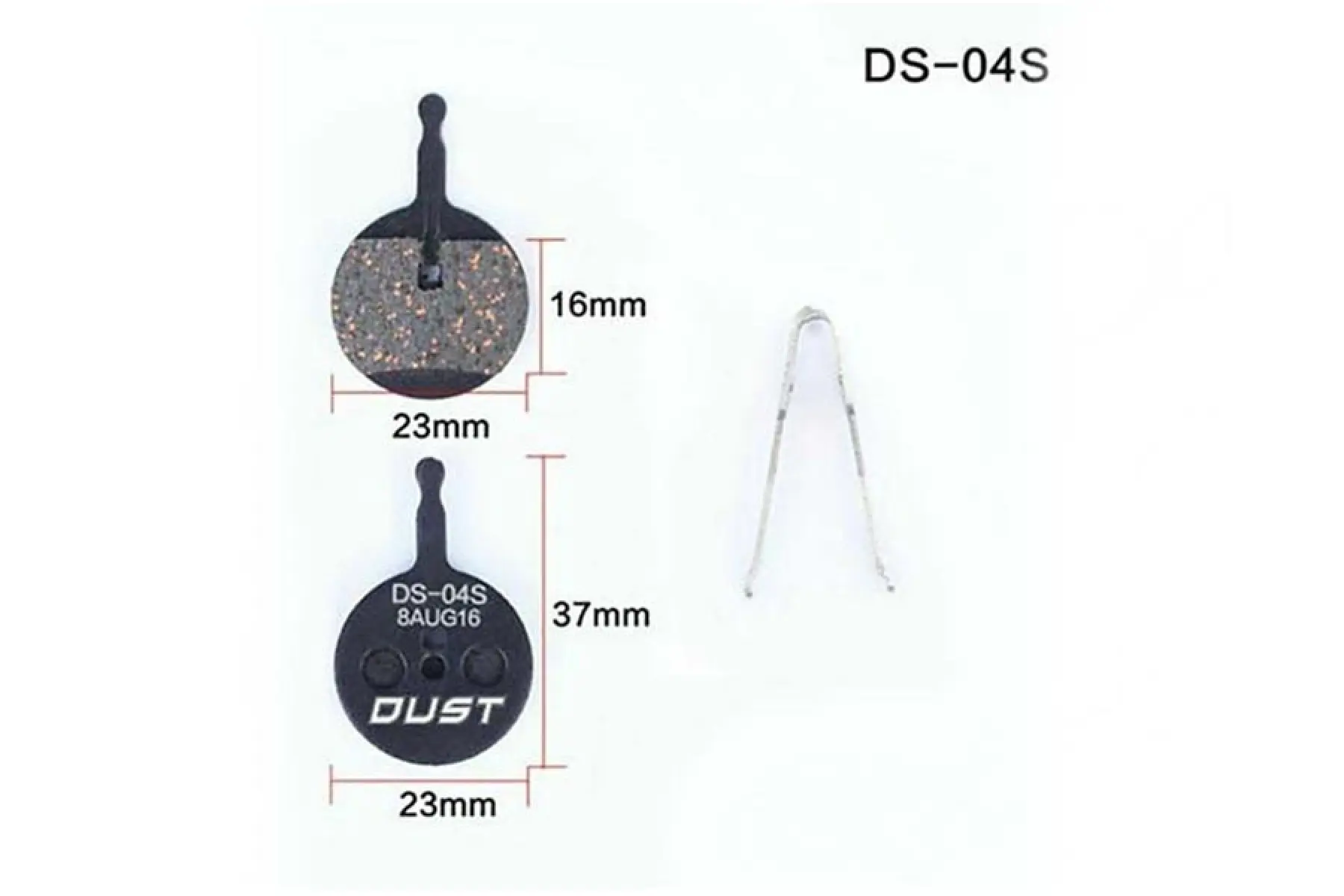 Колодки тормозные полуметалл Dust DS-04s avid bb5