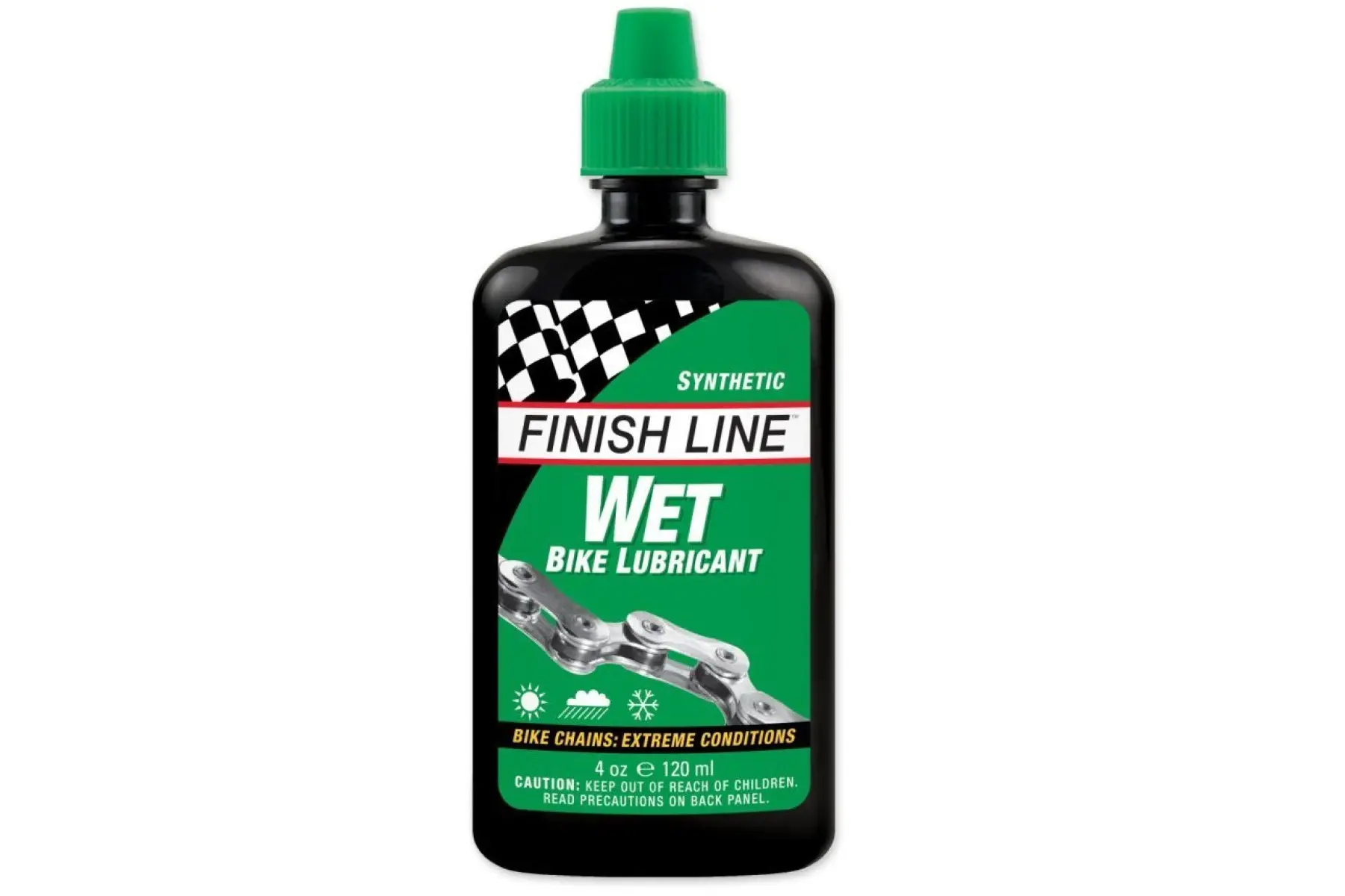 Мастило Finish Line рідке Wet Lube (Cross Country) для вологих погодних умов; 120ml