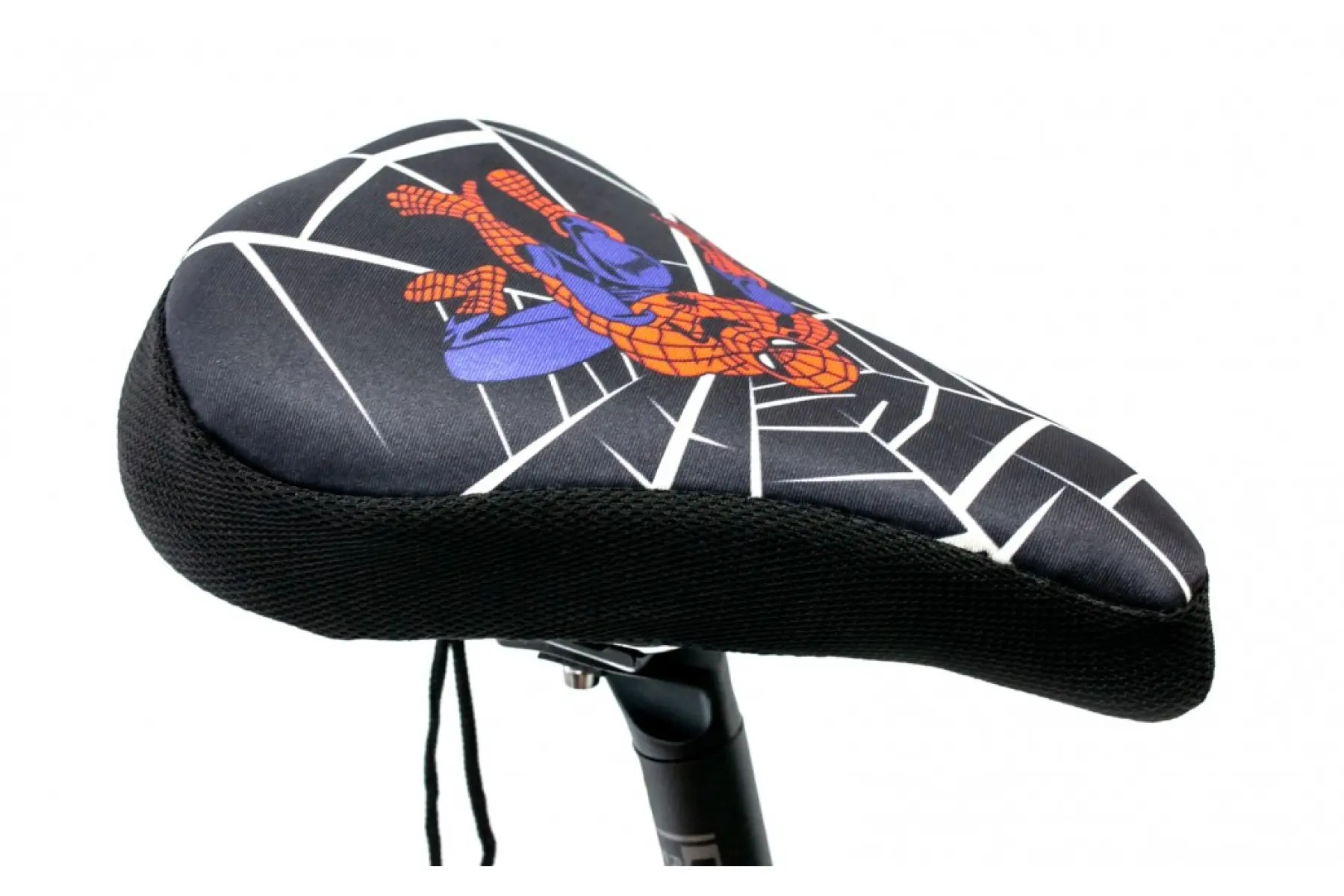 Накладка на дитяче сидіння Kid Comfort Spider Man з гелевим наповнювачем 200*150mm чорно-червоний